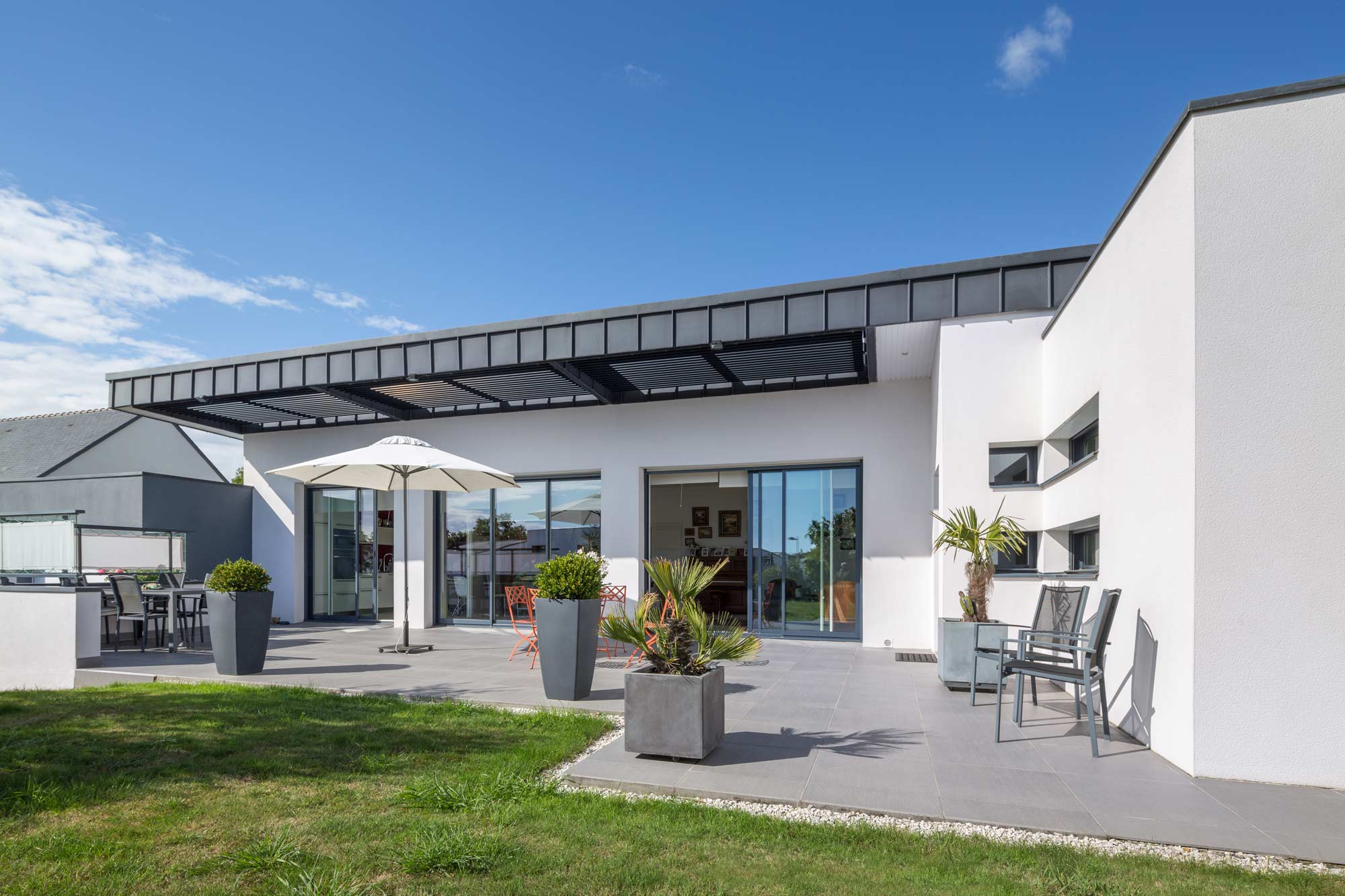 Architecte Vannes - Maison Contemporaine Plain-Pied Morbihan