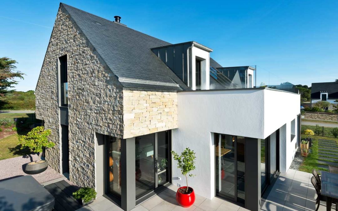 MAISON INDIVIDUELLE ARDOISE ARCHITECTE DPLG