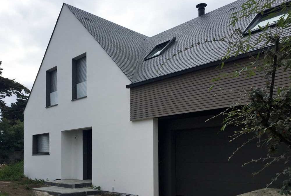 MAISON TOITURE ARDOISE