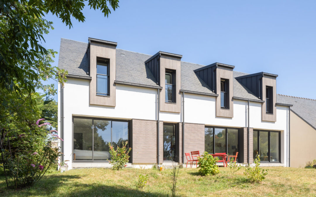 Maison toiture ardoise, Sarzeau