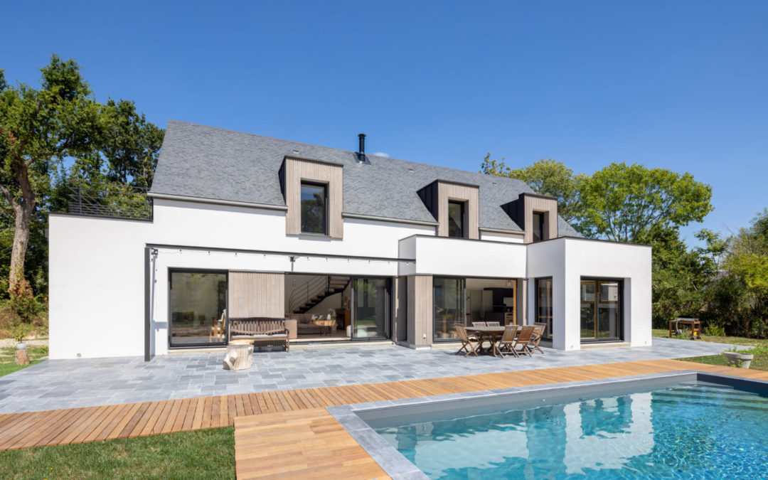 Maison toiture ardoise, St Gildas de Rhuys